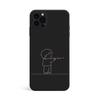 Black White Couples Love For iPhone 11 12 13 14 15 16 Pro X XR XS Max Shockproof Phone Case For iPhone 7 8 Plus Silicone Cover