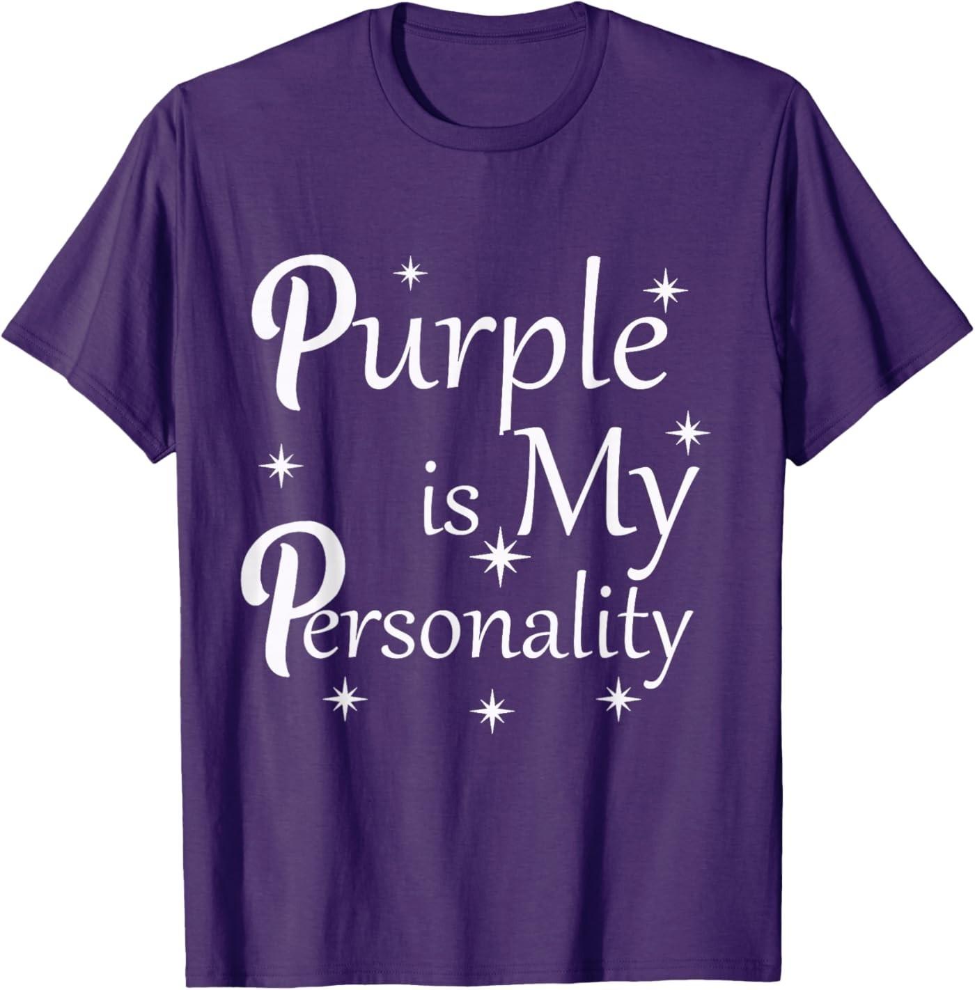 Purple is My Personality T-Shirt S разноцветный