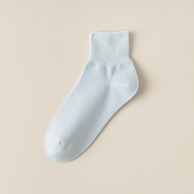 5/1pair Loose-fitting Socks for Women, Mid-calf Socks for The Elderly, Boneless and Traceless Socks, Loose Air-conditioned Socks, Sleeping Socks