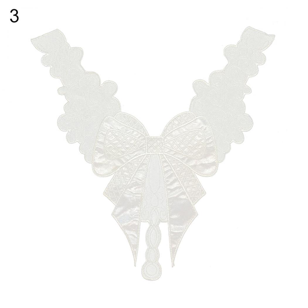 

Накладной ажурный воротник с атласным бантом. Размер 40 * 37 см