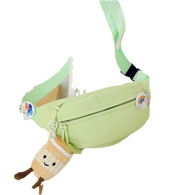 Schoolbag Oxford cloth casual bag women's summer new Korean version messenger bag fashion fanny pack niche Japanese casual breast bag