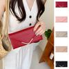 Coin Pouch Portable Women Long Wallet Multiple Card Card Pouch Two Fold Purse Classic Korean Style Clutch Money Bag Dating