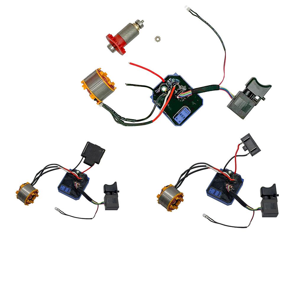Motor Assembly Control Board for 21V Brushless Electric Wrench with Integrated 3820 Motor Control for Precise Speed Management