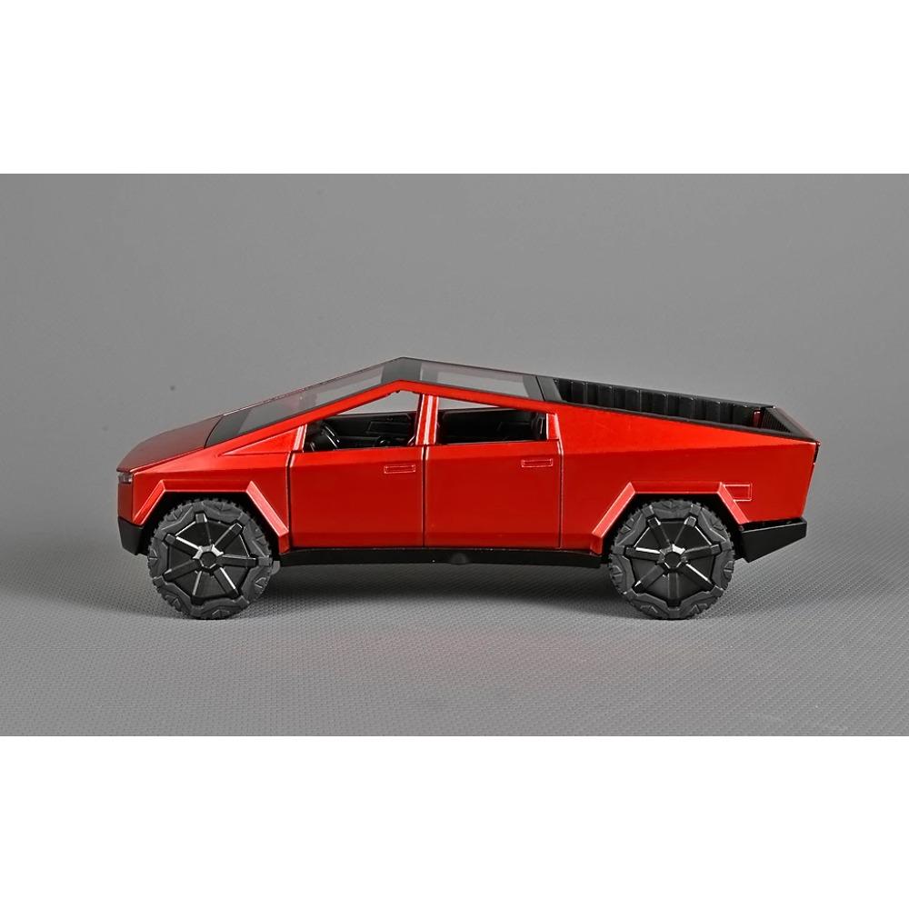 1/32 Tesla Cybertruck Toys Diecast Model Car Alloy Metal Pickup Truck Colorful Indoor Desktop Display Collection Game for Children Boy