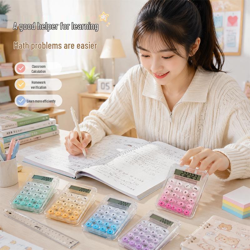 Cute Mini Calculator for Students and Office