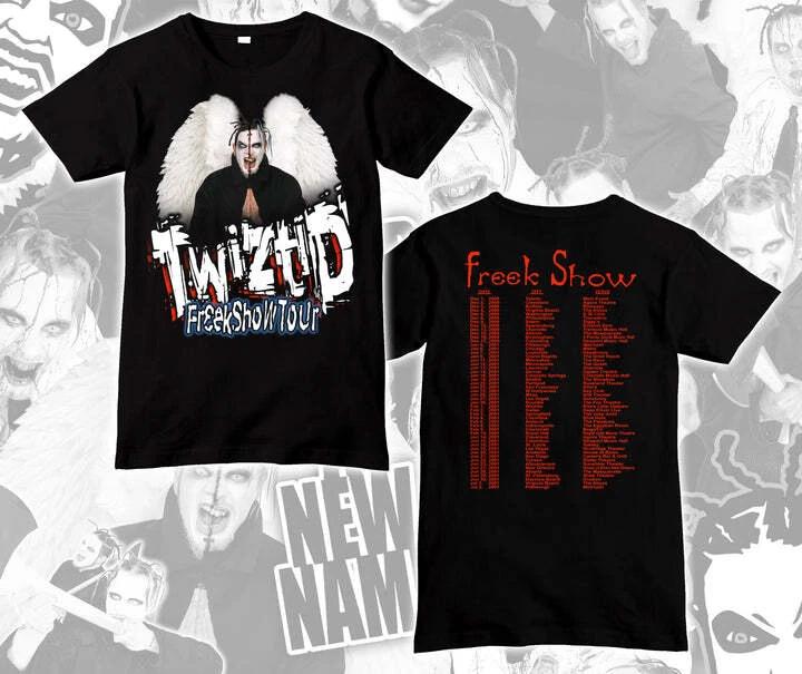 New TWIZTID Freek Show Tour 2 sided Tshirt S