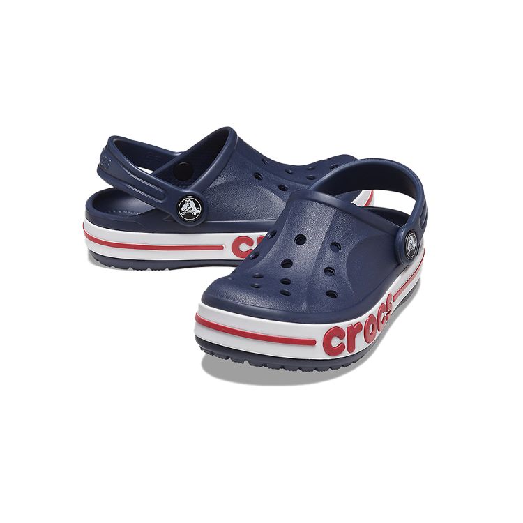 Crocs Bayaband Clog Beach Clogs Kids Footwear Deep-Blue 207018-410