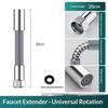 Faucet Extension Hose Rust Resistant Leak Proof 360 Degree Flexible Bendable for Home Laundry Room Utility Sink