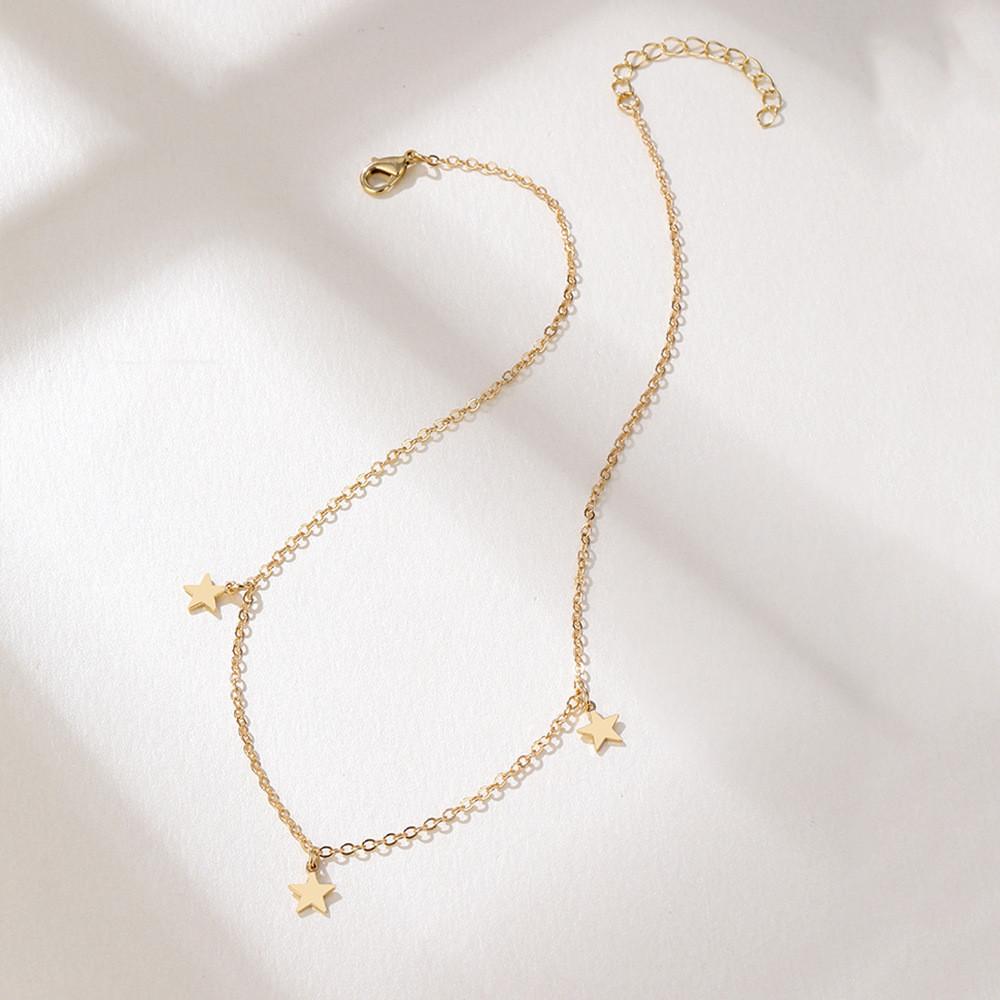 Stylish Star Pendant Necklace For Women With Chic All-match Design For Trendy Fashion