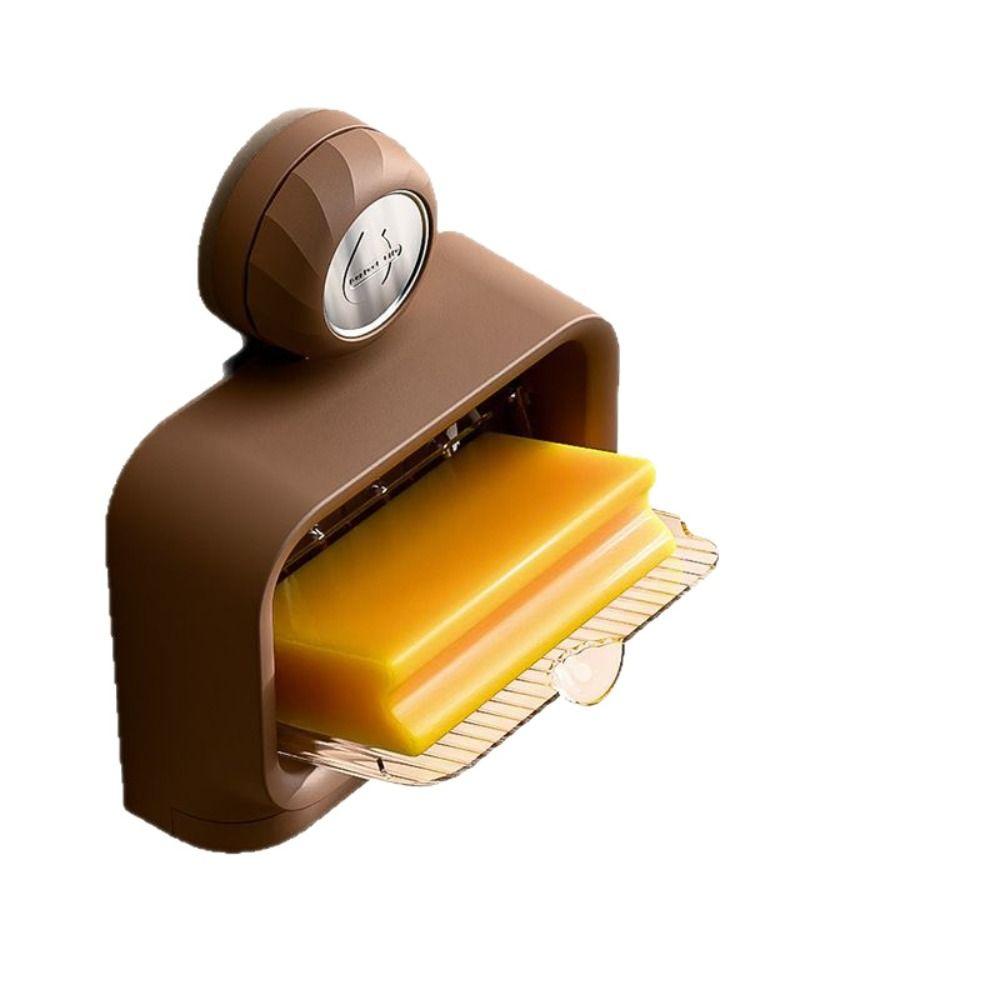 Wall Mounted Drain Soap Box 1/2 Grids Soap Storage Tray Easy To Install Soap Container  Universal