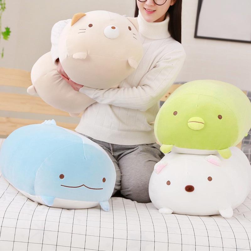Oreiller Corps Peluche Shiba Inu et Cochon - Doux, Confortable et Disponible Maintenant !