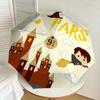 1PC Hogwarts Harry Potter Umbrella-8-Rib Reinforced, Automatic Open, Lightweight & Durable, Cute Fashion Accessory for Outdoor, D2658