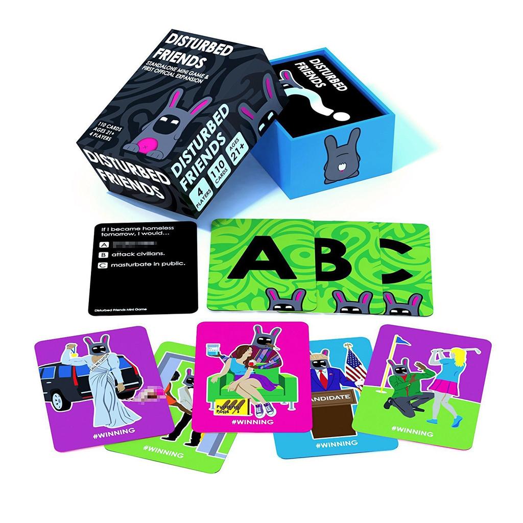 DISTURBED FRIENDS Puzzled Friends Party Board Game Card Casual Game