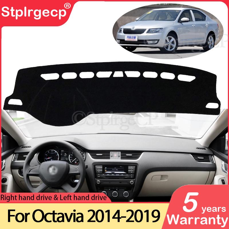 For Skoda Octavia 3 A7 MK3 5E 2014~ Anti-Slip Mat Dashboard Cover Pad Sunshade Dashmat Dash Accessories 2015 2016 2017 2018