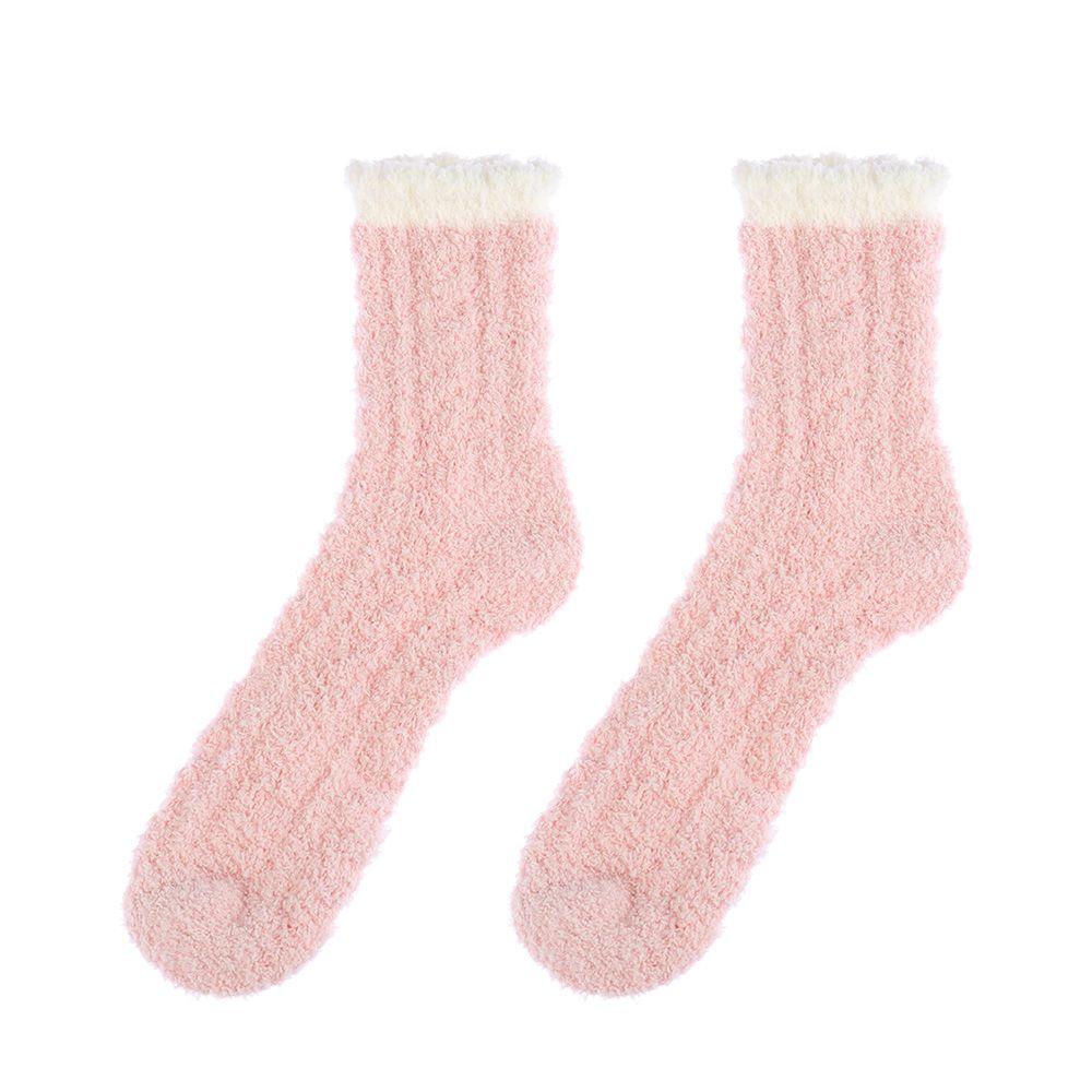 Fluffy Sleep Bed Sock Plush Thickening Cashmere Sox Coral velvet socks Soft