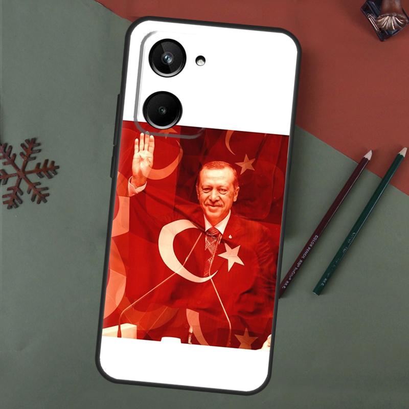 Turkey Recep Tayyip Erdogan Case For Realme C75 C65 C67 C71 C63 C61 C55 C51 C53 C35 11 12 13 14 15 Pro Plus GT6 GT7 Pro