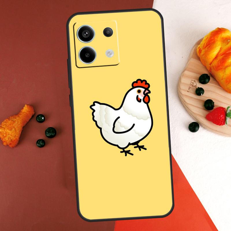 

Chubby Chicken Case For Xiaomi Redmi Note 14 13 Pro 9 10 11 12 Pro 10S 11S 12S Redmi 13C 10C 12C 14C Coque Redmi 10