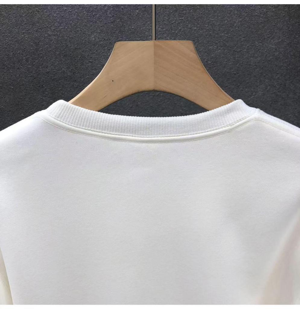 Men's Anti-Pilling Heavyweight Cotton Long Sleeve Sweatshirt - Autumn Trend, Loose and Versatile Casual Top