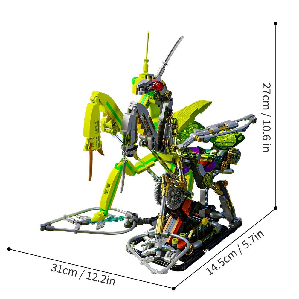 Mantis Building Toy Set Blocks Craft Toys DIY Toys Car Decoration Crafts Animation Derivatives Children Toys