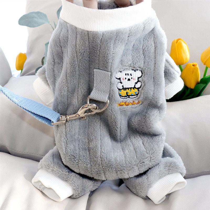 Winter Four-Legged Dog Clothes for Small Breeds: Bichon, Teddy, Pomeranian, Schnauzer