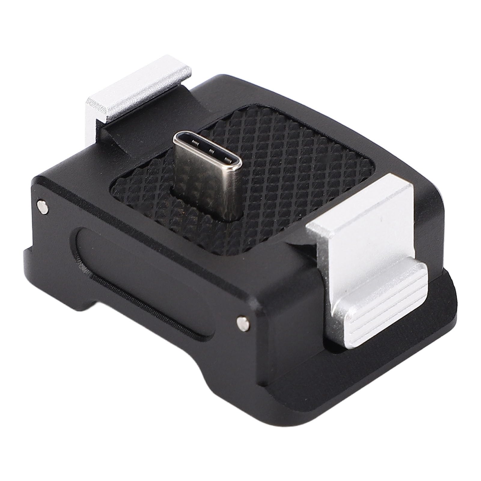 

Action Camera Charging Base 1/4 Inch Screw Hole Aluminum Alloy Anti-Slip Shock Absorption Silicone Pad Charging Base Adapter for 3