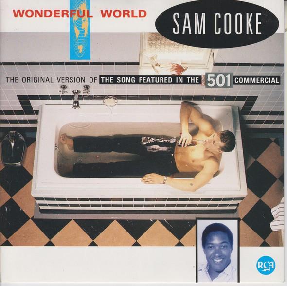 

7inch Record SAM COOKE Wonderful World PB49871 RCA 1986 UK SoulFunk Used