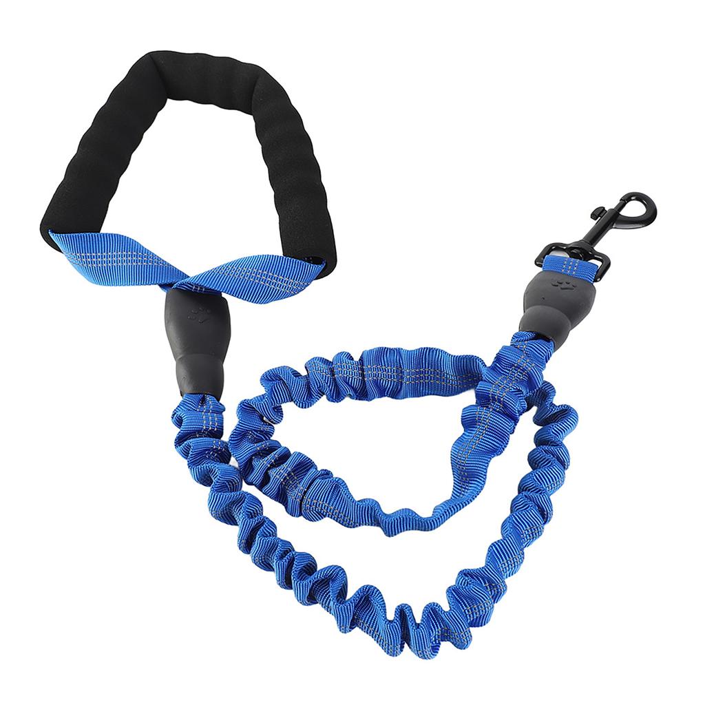 3.28ft Strong Rope Dog Elastic Leash With Comfortable Handle Dog Walking Training Leash(Blue)