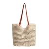 Casual Large Bag Beach Holiday Woven Tote Bag Women'S Summer Large-Capacity Shoulder Bag