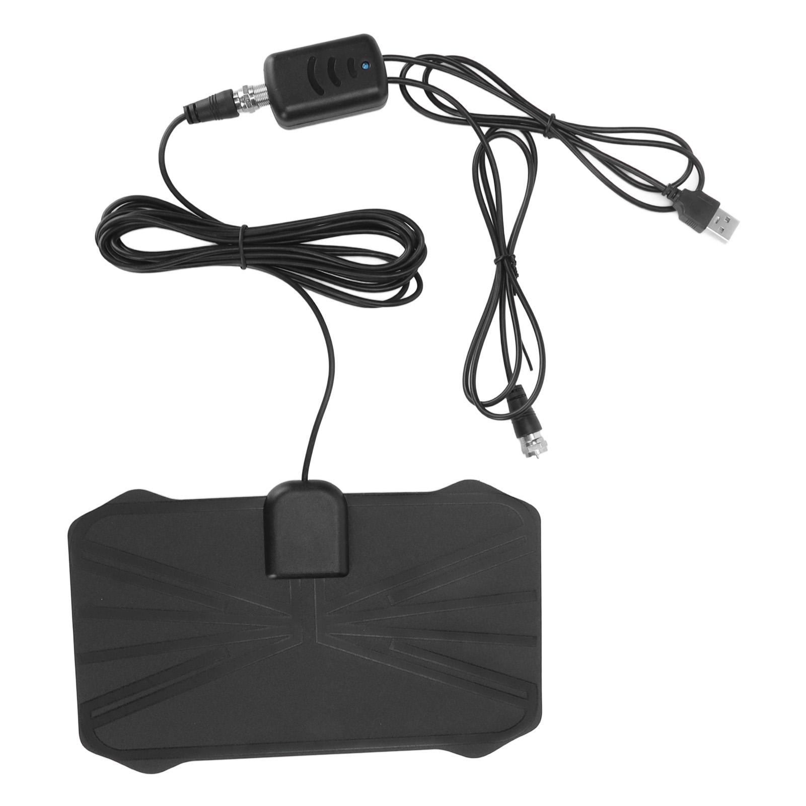 

Цифровая телевизионная антенна 4K 1080P 360-градусный прием, радиус действия 300 миль, внутренняя и наружная HD-антенна для всех