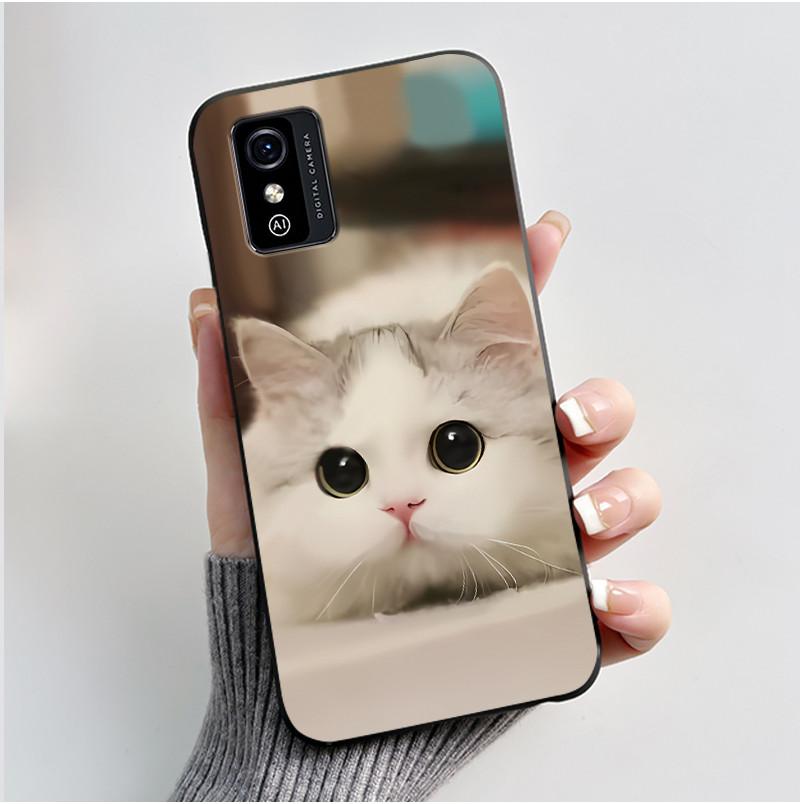Cute Cartoon Case For ZTE Blade L9 Fundas Capa Printing Shell Protective Cover Soft Silicone Black Casing Shockproof Coque