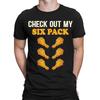 Check Out My Six Pack Fried Chicken Foodie Funny Mens Womens T-Shirts Top #TA-31