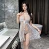 Erotic Underwear, Sexy Eyelashes, Lace, Suspenders, Nightgown, Perspective Seduction, Flirting Clothes, Loungewear