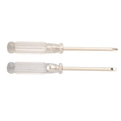 Miniature 2 Piece Precision Screwdriver Set for Small Appliances and Toys