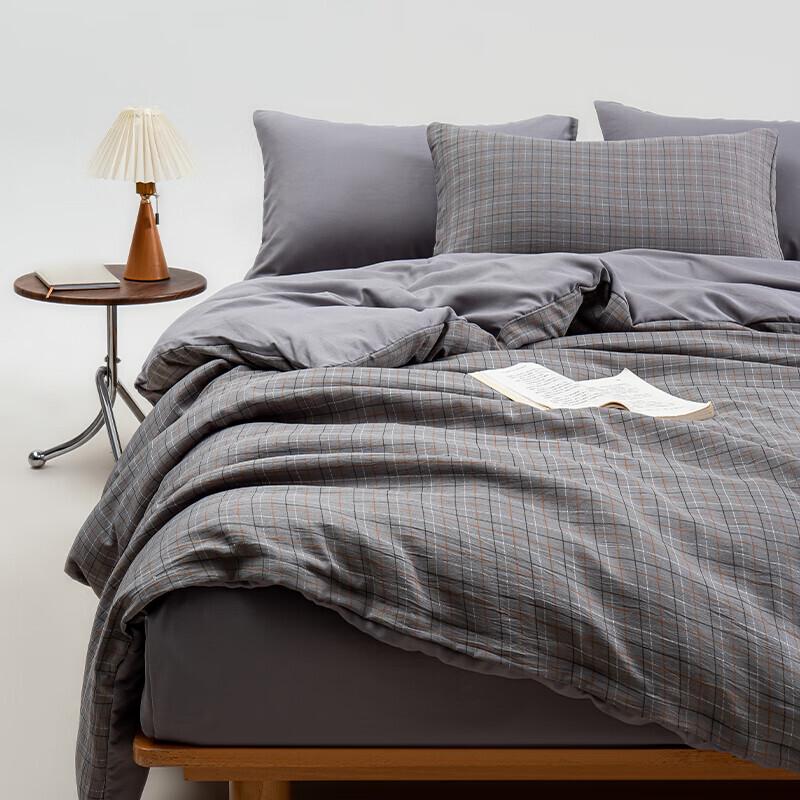 Muji Cotton Linen Four-Piece Bedding Set