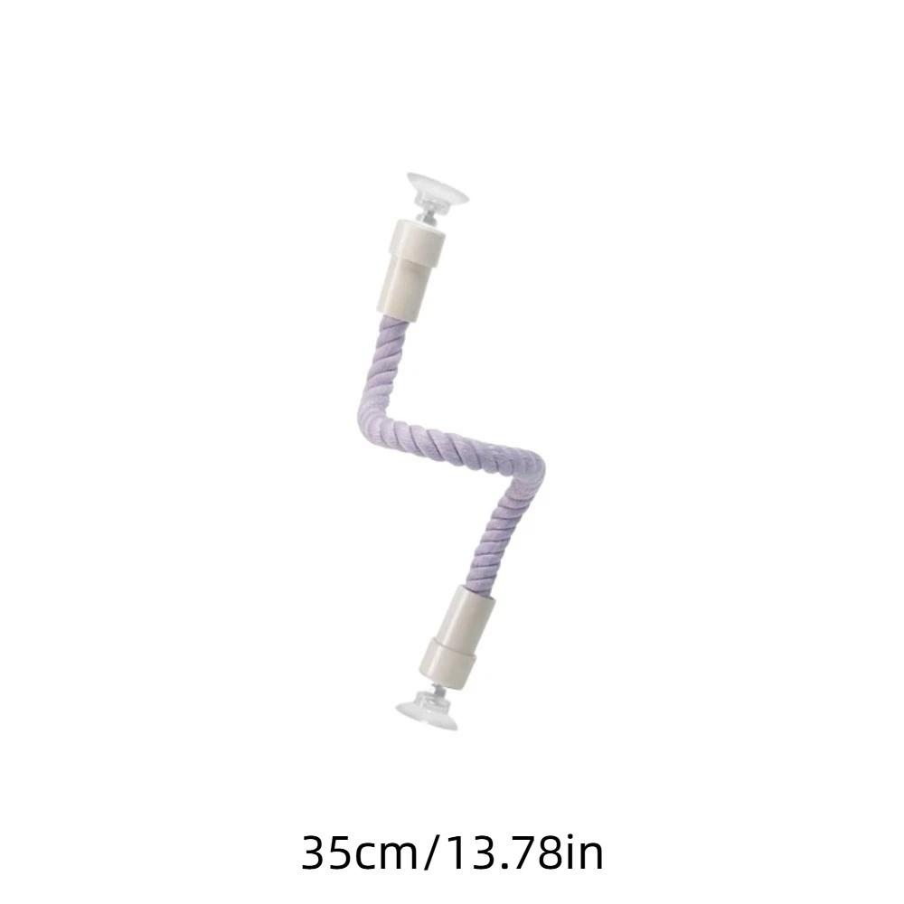 Comfortable Grip DIY Bendable Perch for Birds Cotton Rope Parrot Standing Perch  Cage Enrichment