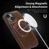 For iPhone 14 Case Compatible with MagSafe RFID Blocking Card Holder Leather Phone Cover