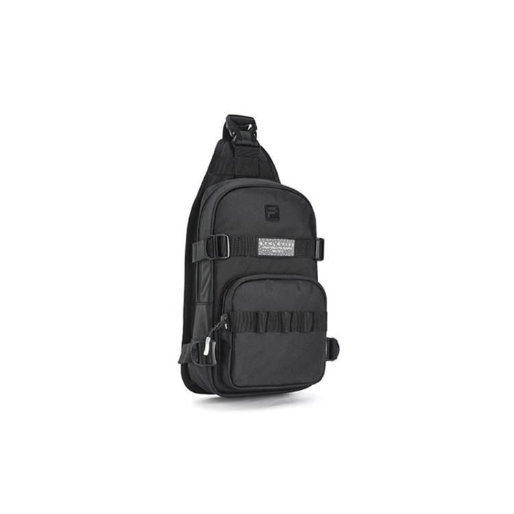 New FILA Fabric Sling Bag Extra Small Men's Pitch Black A13M421106FBK