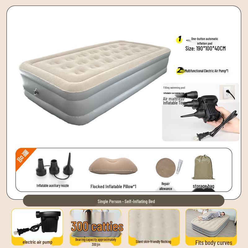 Automatic Inflatable Camping Mattress for Outdoor Travel and Tent Use