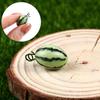 Dollhouse 1pc Mini Fruit Resin Artificial Watermelon Statue for Decoration For Kids Creative Play