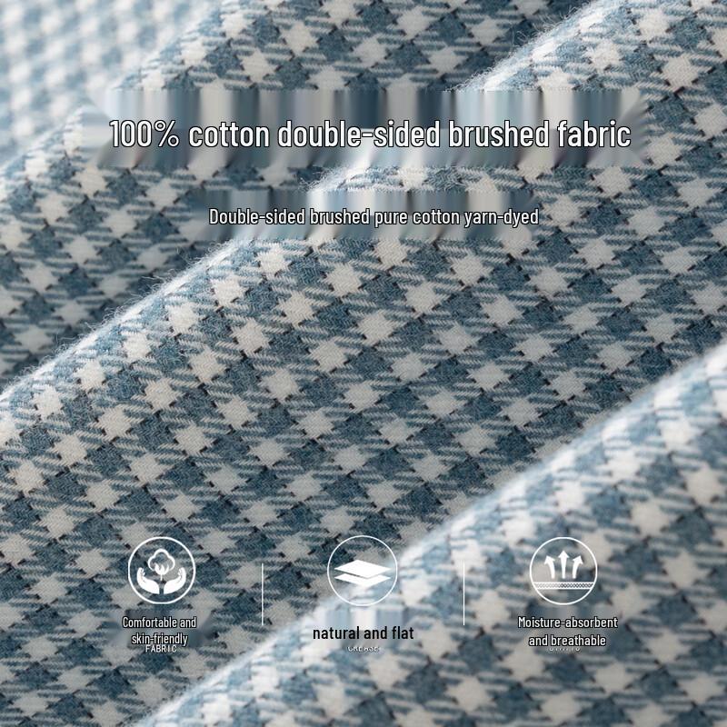 FIRS Men's Long-Sleeve Brushed Flannel Shirt