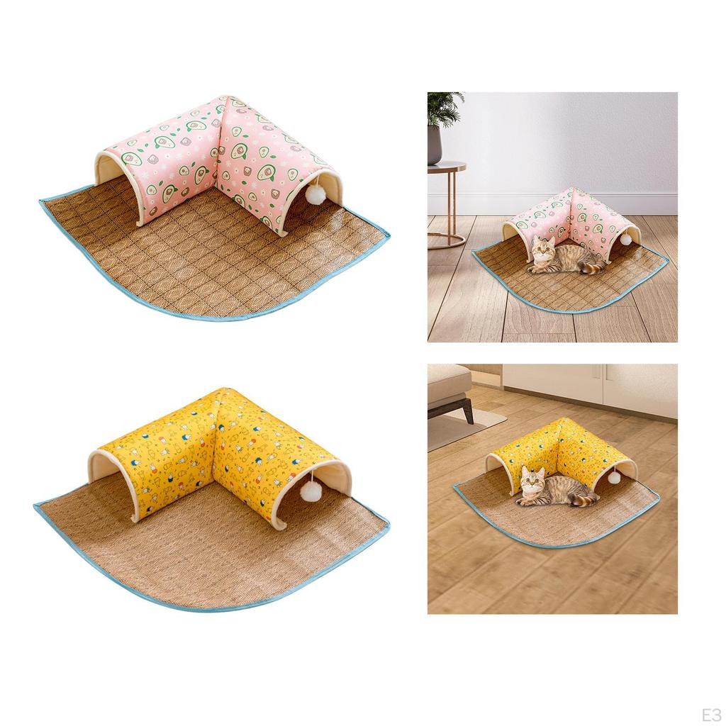 Cat Tunnel Bed Play Center, Comfortable Kitty Training Hideout, Tube with for Bunny, Small