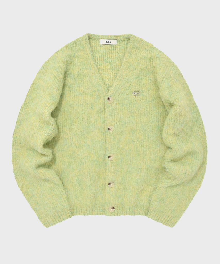 Fallett Mohair Knit Cardigan Mint