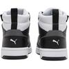 Puma Rebound V6 Leather Mid AC+ Jr Versatile Comfortable Shock Absorbing Durable Mid-Top Kids Basketball Shoes Kids Basketball Shoes 404317-01