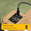 Outdoor Camping Lantern Light Waterproof Solar USB Rechargeable Square Light 3 Modes Adjustable Ultra Bright Hiking Tent Hanging Emergency Lamp