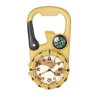 Carabiner Watch with Climbing Analog Pocket Pendant Backpack Watch Perfect Gift for Day Clip, Watch, Display, Waterproof, Watch, Watch, - Birthdays,