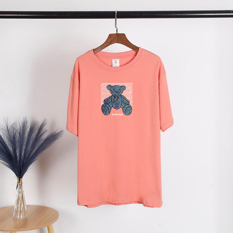 TWINFLAMES Letnia koszulka damska Cute Bear T Shirt Harajuku Graphic Tee Y2k Top Estetyczne ubrania