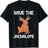 Save The Jackalope Jackrabbit Cryptid Rabbit Cryptozoology T-Shirt