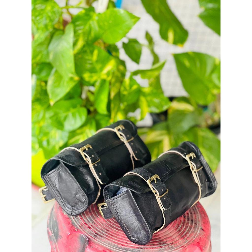 Real Goat Famous Real Proof Leather Tool Bag Motorcycle Genuine