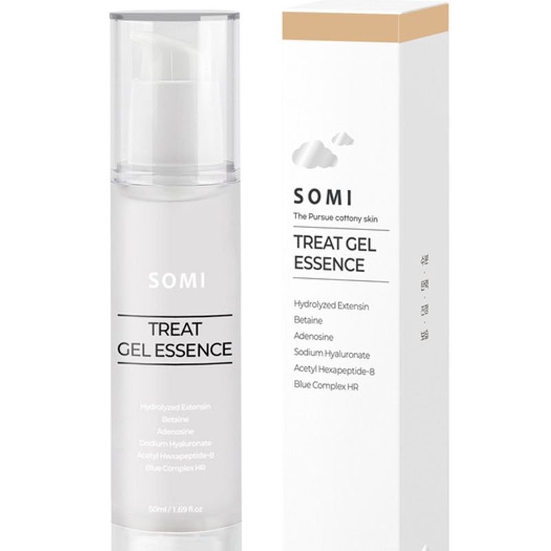 TREAT GEL ESSENCE 50ml Hypoallergenic moisture and elasticity essence containing peptides and collagen