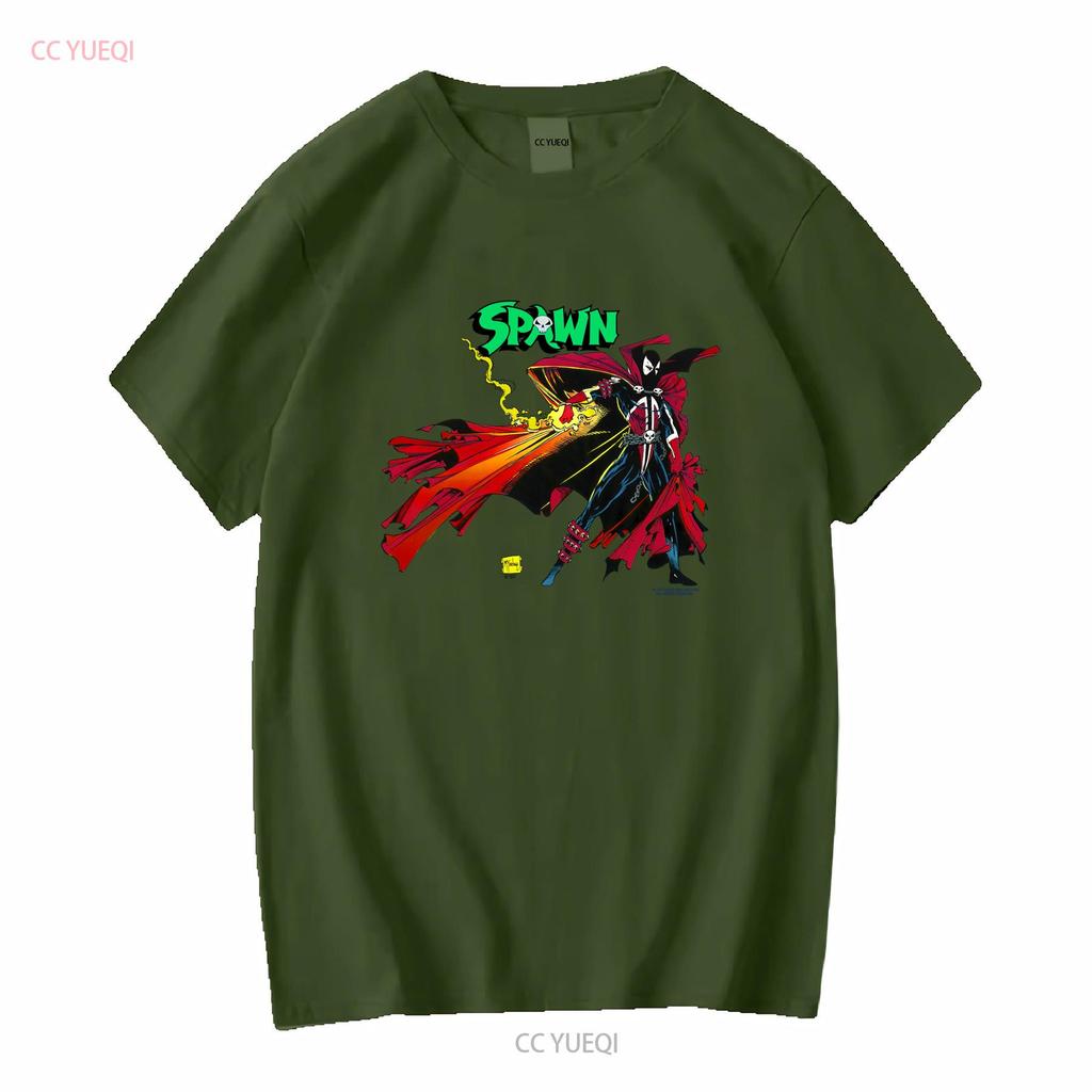 Vintage Spawn T Shirt Cotton All Size KV8959 long sleeves vintage Washed streetwear Comfortable designer clothes Stretched Soft